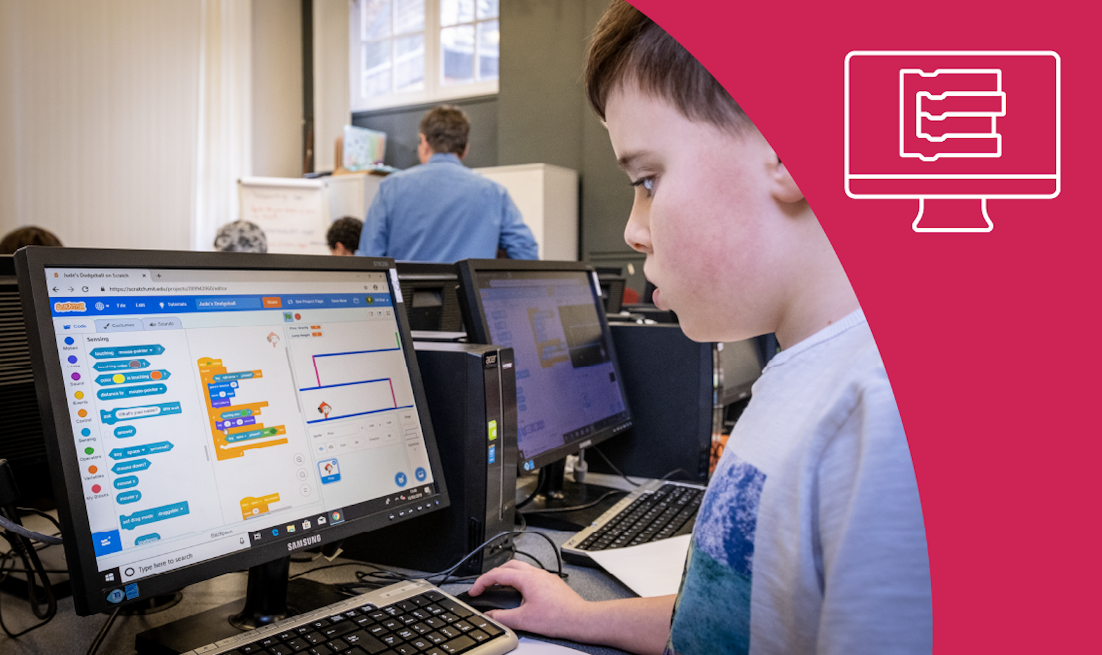 Support kids' projects: Programming with Scratch